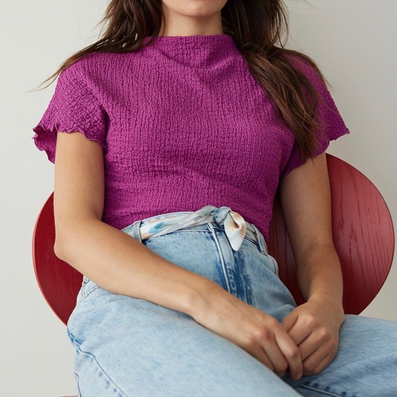 Reitmans Short-Sleeve Textured Top - Picture 2 of 8